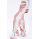 yipinpay Women's Jeans Wide Leg Pants High Waist Baggy Vintage Straigh Denim Pants Casual Street Hip Hop Fashion Mom Denim Trouser