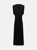 Yipinpay Maxi Dresses For Women Elegant French Square Neck Long Dress Korean Fashion Autumn 2024 Party Casual Vintage Vestidos