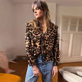 Yipinpay Spring Floral Peter Pan Doll Collar Shirts Women 2024 Summer Long Sleeve Lace Up Blouse Female Elegant Street Lady Chic Tops