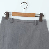 Yipinpay Y2K Low Waist Mini Skirt With Short Lining Women Gray Black Summer A Line Skirts Party