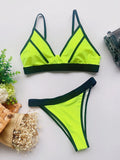 Yipinpay Push Up Bikini Set Women Swimwear High Waisted Swimsuit Female Solid Swimming Suits Bathing Suit Sexy Bikini Set