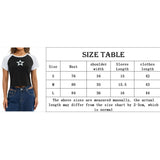 Yipinpay Women y2k Clothes Crop Tops Summer 2023 T shirts Grunge Harajuku Vintage Aesthetic Short Sleeve Tees Female Clothing Streetwear