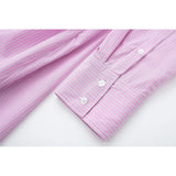 Yipinpay Striped Pink Dress Woman Asymmetric Off Shoulder Mini Dress Women Long Sleeve Short Dresses Ruched Casual Summer Dresses