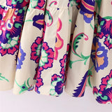 Yipinpay Printed Long Dress Women Cut Out Midi Dresses Woman Ruffle Beach Summer Dress Women 2023 Vintage Elegant Women's Dresses