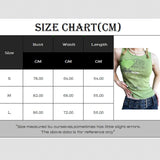 Yipinpay Women Tank Crop Tops Summer Vintage Clothes Sleeveless Crew Neck Heart Print Vest Tops for Casual Daily Streetwear