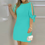 Yipinpay Hip High Waist Dress Women 2024 Summer Elegant Party Short Sleeve Formal Occas Dress Female Clothing Vestido Mini Skirt