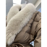 Yipinpay Waist Down Coats Outwear Tops Fur Collar Women Jackets Winter Coat Cotton Parkas Chaquetas Mujer Black White 2023 Parka