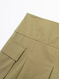 Yipinpay Women's Skort Pleated Mini Skirt Shorts Women High Waist Short Skirt Woman Fashion Streetwear Y2k Baggy Casual Shorts