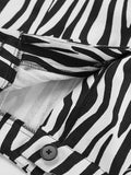 Yipinpay Streetwear Zebra Printing Shorts Women Fashion 2023 High Waist Shorts Contrast Loose Wide Legs Hot Pants Summer Lady