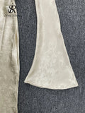 Yipinpay Senior Court Party Fishtail Dress Fashion V Neck Lace up Slim Chic Women Elegant Flare Sleeves France Retro Sexy Dress