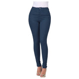 Yipinpay New 7 Colors High Waist Slim Fit Jeans For Women Fashion Stretch Skinny Denim Pencil Pants Casual Female Trousers S-2XL