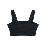 Yipinpay Black Long Skirts For Women Fashion 2023 Button Mid-Waist Midi Skirt With Slit Textured Summer Elegant Women's Skirts Sets