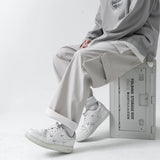 Yipinpay Men Casual Cargo Pants 5XL Loose Straight Pants Male Fashion Streetwear Jogger Sweatpants New Summer Multiple Pockets Trousers