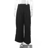Yipinpay Streetwear Harajuku Cargo Panst Women Vintage Y2k Cyber Punk Mall Gothic Pocket High Waist Casual Loose Trousers Female
