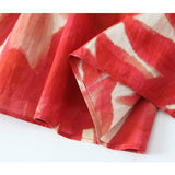 Yipinpay Print Ruffle Long Dress Women Off Shoulder Summer Dresses Woman 2023 Holiday Short Sleeve Slip Dress Ruched Midi Dresses