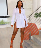 Yipinpay Women's Shirt Open Long Sleeve Lapel Comfortable Casual Patchwork Ladies Solid Color Autumn Slim Top