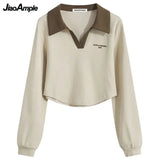 Yipinpay Spring and Autumn New Fashion Short Polo Sweatshirt+Wide Leg Pants Two Piece Women's Sportswear Set Korean Elegant Clothing