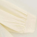 Yipinpay Embroidery Blouse Women Pleated Long Sleeve Top Female Fashion Summer Blouses Woman 2023 Beach Casual Loose Blouses