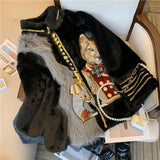 Yipinpay Women Winter 2023 New Female Autumn and Winter Explosions Young Mink Coat Fur One Luxury Woman Fur Women's Jackets