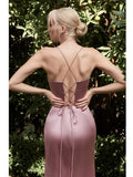 Yipinpay Maxi Dress Satin Bodycon Dress Women Party Dress 2023 New Arrivals Red Backless Sexy Celebrity Date Night Dresses