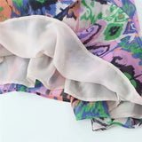 Yipinpay Print Ruffle Slip Dress Woman Summer Sexy Short Dresses Daring Holiday Beach Mini Dress Women Backless Night Party Dresses