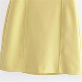 Yipinpay Cut Out Corset Dress Woman Yellow Off Shoulder Mini Dress Women Summer Sexy Short Dresses For Women Backless Party Dresses