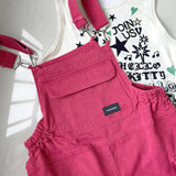Yipinpay Fashion Women Shorts Jumpsuits And Rompers High Quality Solid Plus Size Woman Strap Rose Red Jeans Overalls Shorts Female