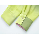 Yipinpay Tie Dye Shirts And Blouses For Women Fashion 2023 Button Up Shirt Women Summer Long Sleeve Top Female Loose Blouses