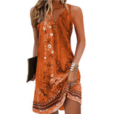 Yipinpay Dresses For Women 2024 Spring Summer Slim Fit Loose Mini Skirt Fashion Female Clothing Elegant Floral Sexy Dress M L XL