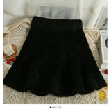 Yipinpay Fleece Pink Mermaid Skirt Women Hip Mini Ruffle Wild Jupe Faldas Mujer Moda 2023
