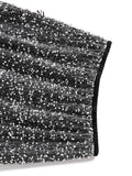 yipinpay Elegant Long Straight Skirts Women Sequins Split Luxury Vintage Office Ladies High Waist Pencil Skirt Korean Fashion