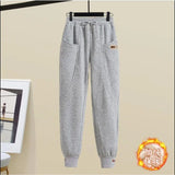 Yipinpay Women's Fashion Plush Sweater Tracksuits 2 Piece Set 2024 Winter Warm Loose Fake Two-piece Pullover Top + Pants Sportswear Suit