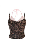 Yipinpay Two Pieces Lace Patchwork Camisole Personality Sexy Streetwear Bow Cropoed Top Summer Y2k Aesthetic Tanks Outerwear 2024