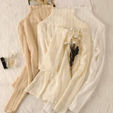 Yipinpay Turtleneck Bottoming shirt for Women's 2024 New Autumn Winter New Knitted Long Sleeved Top Thin Slim Pullover Sweater