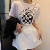 Yipinpay Line Puffy Mini Black Skirt Women High Waist Korean Style Fall Wild Casual Sexy Retro Y2k Suits Faldas Mujer Moda 2023 Jupe