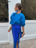 Yipinpay Bow Loose Pullover Women Elegant Red O-neck Long Sleeve Short Sweatershirts 2024 Spring Fashion Lady Casual Outwear Tops