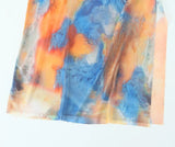 Yipinpay Tie Dye Tulle Long Dress Women Summer Slip Bodycon Dress 2023 Backless Sexy Summer Dresses Midi Evening Party Dresses