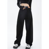 yipinpay High Waist Womens Jeans Wide Leg Baggy Chic Design Denim Pants Streetwear Vintage Trend Summer Loose Straight Jean Trouser