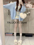 Yipinpay Sweet 3 Piece Set Women Evening Party Y2k Cardigan + Office Lady Casual Mini Skirt + Slim Vest Korean Fashion Chic