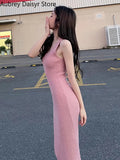 Yipinpay Sweet Knitted Dress Women Winter Korean Vintage Chic High Collar Sweater Dress Casual Slim 2 Piece Sets Womens Outfits