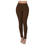 Yipinpay New 7 Colors High Waist Slim Fit Jeans For Women Fashion Stretch Skinny Denim Pencil Pants Casual Female Trousers S-2XL