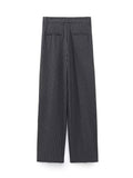 Yipinpay Striped Wide Leg Pants Women High Waist Baggy Pants Female Suit Autumn Winter Fashion Streetwear Office Woman Trousers