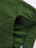 Yipinpay Fashion 2023 Pocket Cargo Pants Sets Green Two Piece Sets Women Street Outifits Pullover And Pants Women Tracksuits