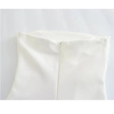 Yipinpay White Corset Dress Woman Off Shoulder Short Dresses For Women Ruched Mini Bodycon Dress Women Summer Sexy Party Dresses