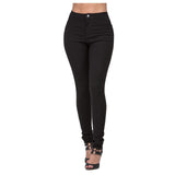 Yipinpay New 7 Colors High Waist Slim Fit Jeans For Women Fashion Stretch Skinny Denim Pencil Pants Casual Female Trousers S-2XL