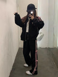 Yipinpay Piece Skirt Sets Female Y2k Clothing Zipper Bow Sweet Korean Fashion Hoodie Suits Women Studentseven Party Outwear 2024