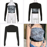 Yipinpay Women Thumbhole Long Sleeve Bolero Shrug Solid Color Open Front Cropped Cardigan Top Bodycon Slim Fit Sunscreen Arm Cover Jacket