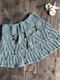 Yipinpay Simenual Sexy summer crochet swimwear floral BOHO mini skirts transparent pareos beachwear handmade hollow out short skirt lace