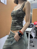 Yipinpay Minimalist Short Camisole Summer Outerwear New Fashion Streetwear Spicy Girl Slim Fit y2k Crop Top Women Tank Top