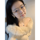 Yipinpay Neck Fur Collar Sexy Long Sleeve Y2k Clothes Crop Top Slim Women Tshirt Knitted Spring T-shirts Sweater Grunge Tee